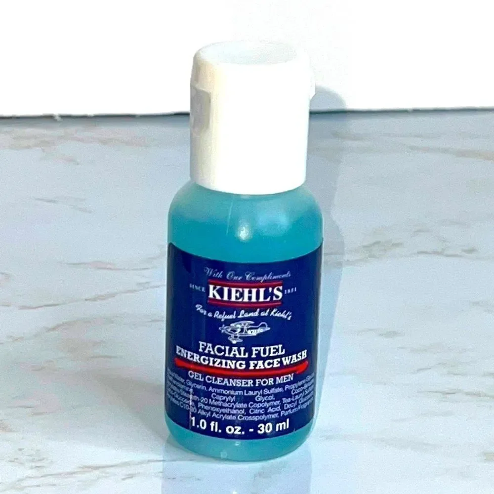 🌟$10 KIEHL'S FACIAL FUEL ENERGIZING FACE WASH GEL CLEANSER FOR MEN